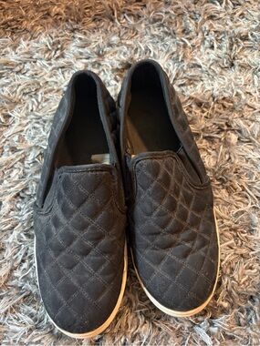 Target Black Quilted Slip-On Sneakers